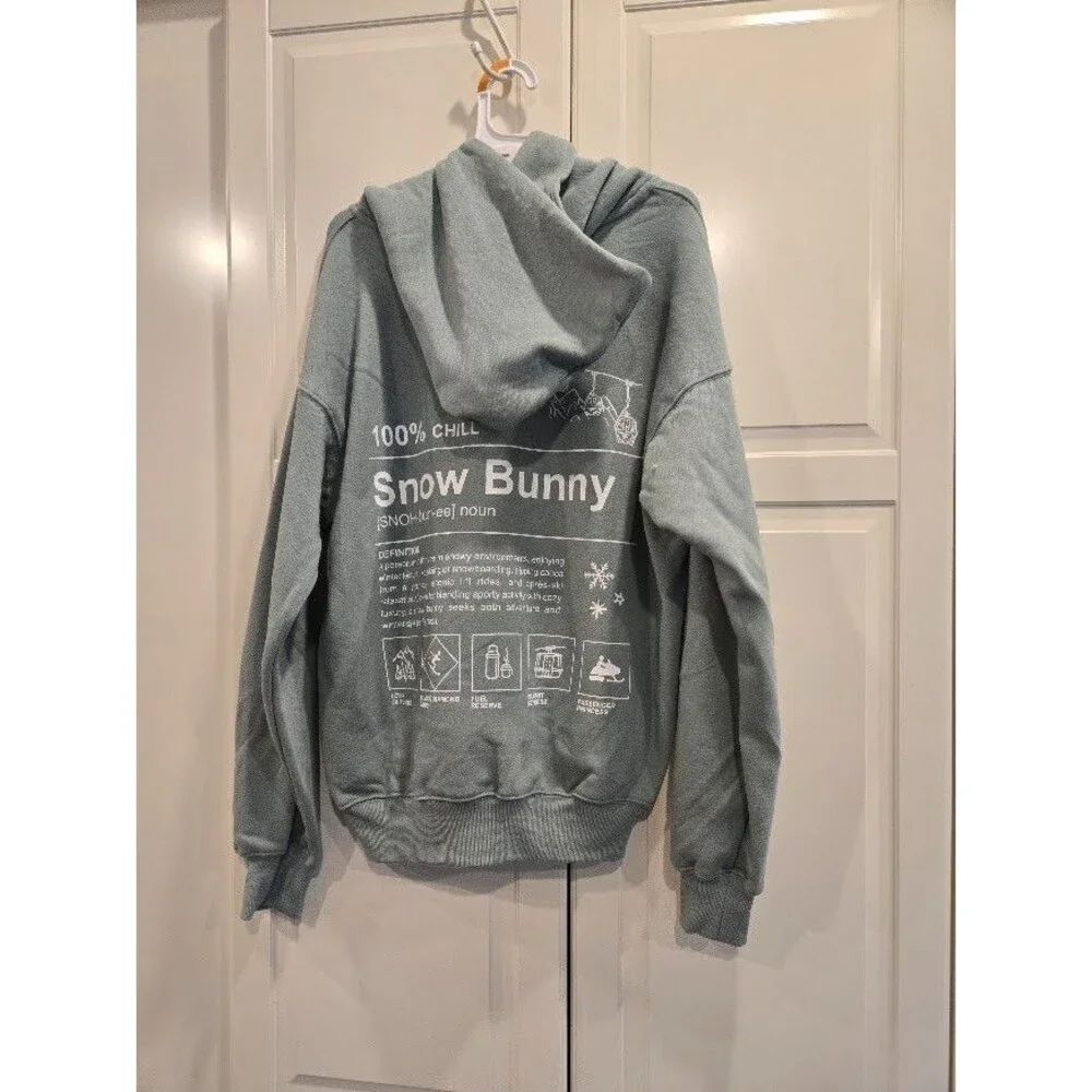 Target Viral Wild Fable Snow Bunny Sweatshirt - Womens XS - NEW - Picture 4 of 5
